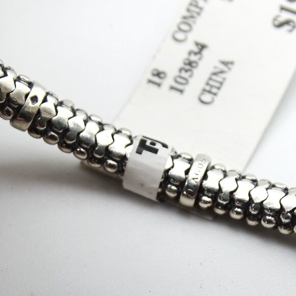 LAGOS Caviar Sterling Silver 6mm Cuff Bracelet - Picture 7 of 8